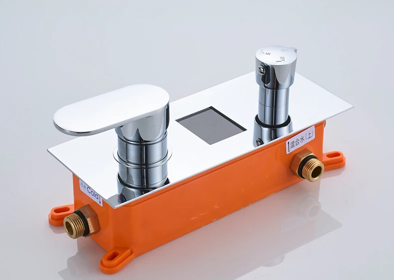 Тройной смеситель клапан термостатический картриджи крана 2-3 способа смеситель клапан для Ванная комната душа Установить
