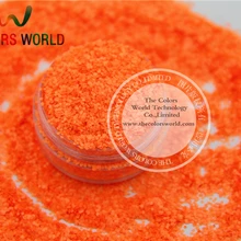 TCF506 неоновый оранжевый красный цвета 0,8 мм Размер устойчив к растворителям блеск для пилка для ногтей или другого DIY украшения