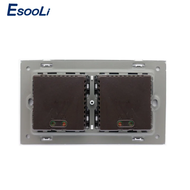 Esooli настенная розетка 4 USB умный индукционный зарядный порт для мобильного 5V 4.2A