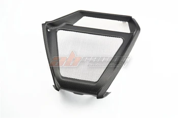 

Fairing Triangle Oil Cooler Guard Cover For Ducati Diavel 2011-15 Full Carbon Fiber 100%