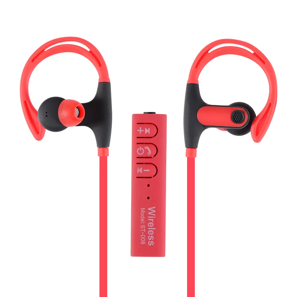 

ST-008 Bluetooth Earphone With Mic Wireless Earphones Sport Running Bluetooth Headsets For iPhone Xiaomi Android