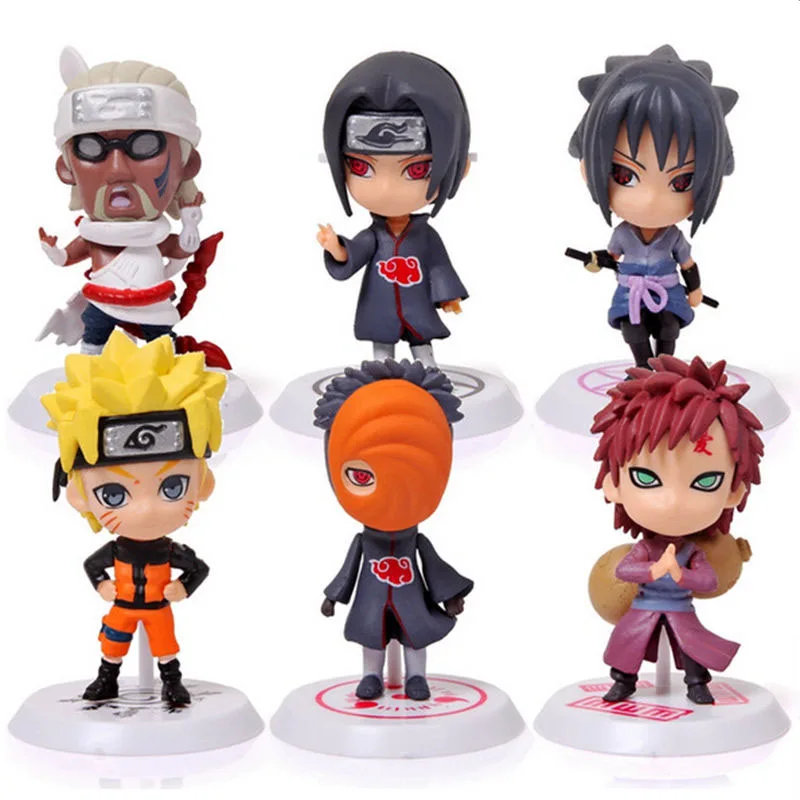 Hot Classic Figurine 6pcs set Naruto PVC font b Action b font font b Figure b