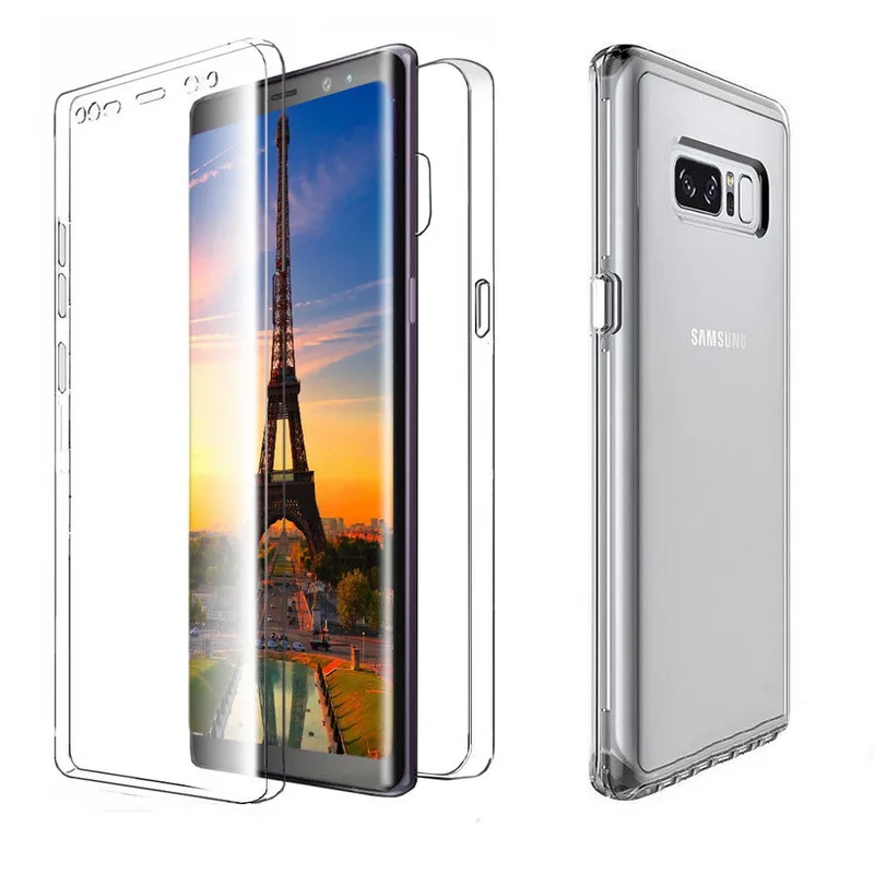

360 Full Body Protective Case For Samsung S9 S8 Plus S6 S7 Edge Note 8 9 Transparent Cover For Galaxy A7 A9 2018 A6 A8 Plus Capa