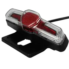 5 светодиодный велосипедный задний светильник для электрического велосипеда 36 в 48 в 60 в, задний светильник для электровелосипеда