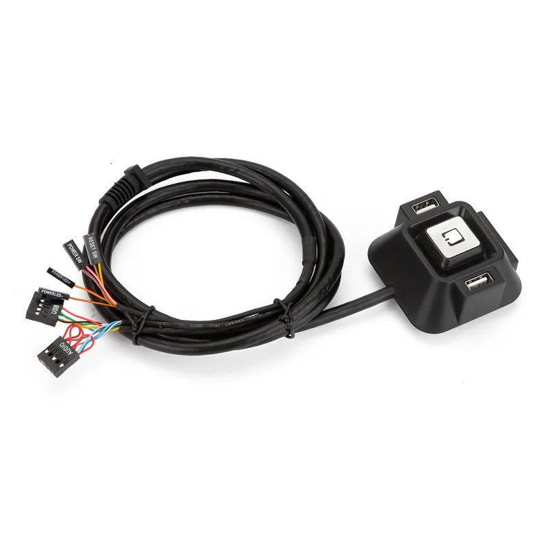 Desktop Computer PC Case Power Supply on/off Reset Button