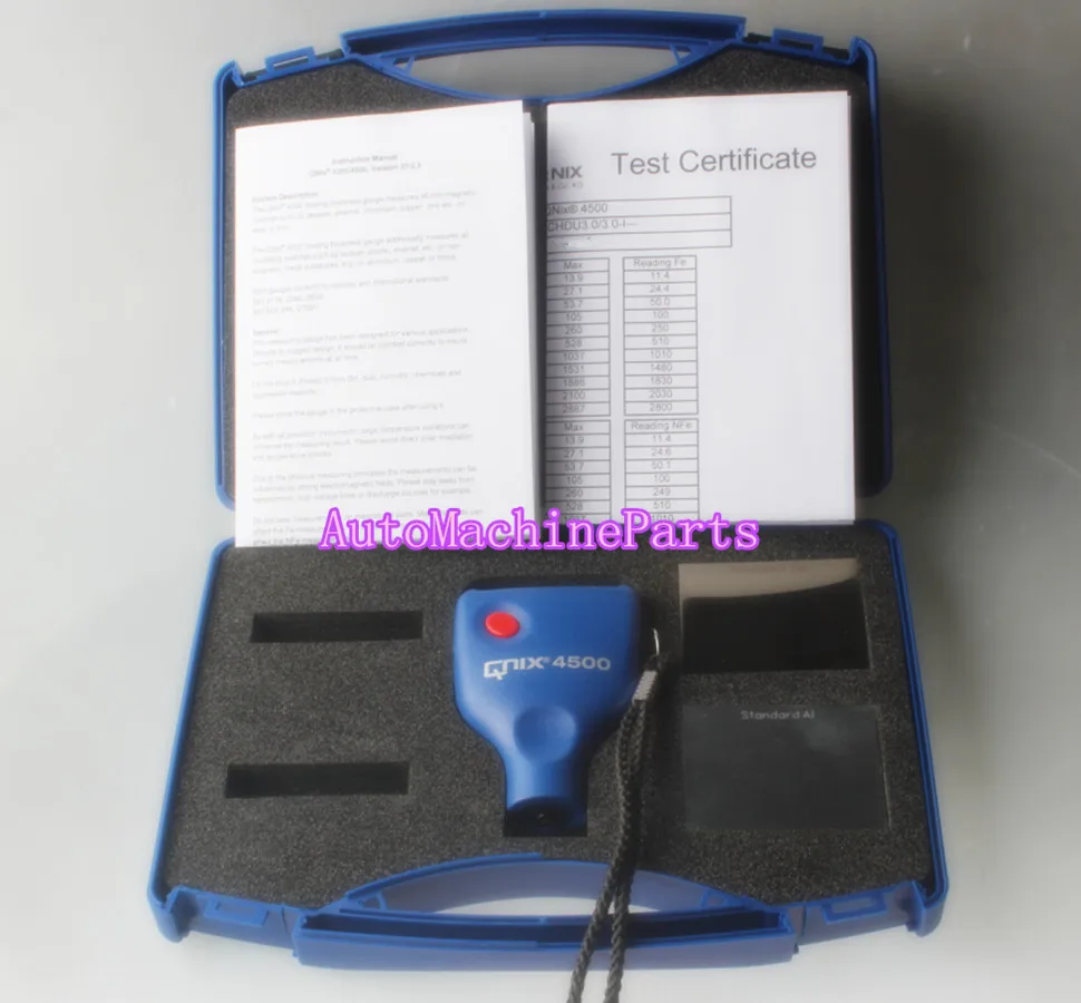 For Paint Meter Qnix 4500 Digital Coating Thickness Gauge Fe/nfe 200/