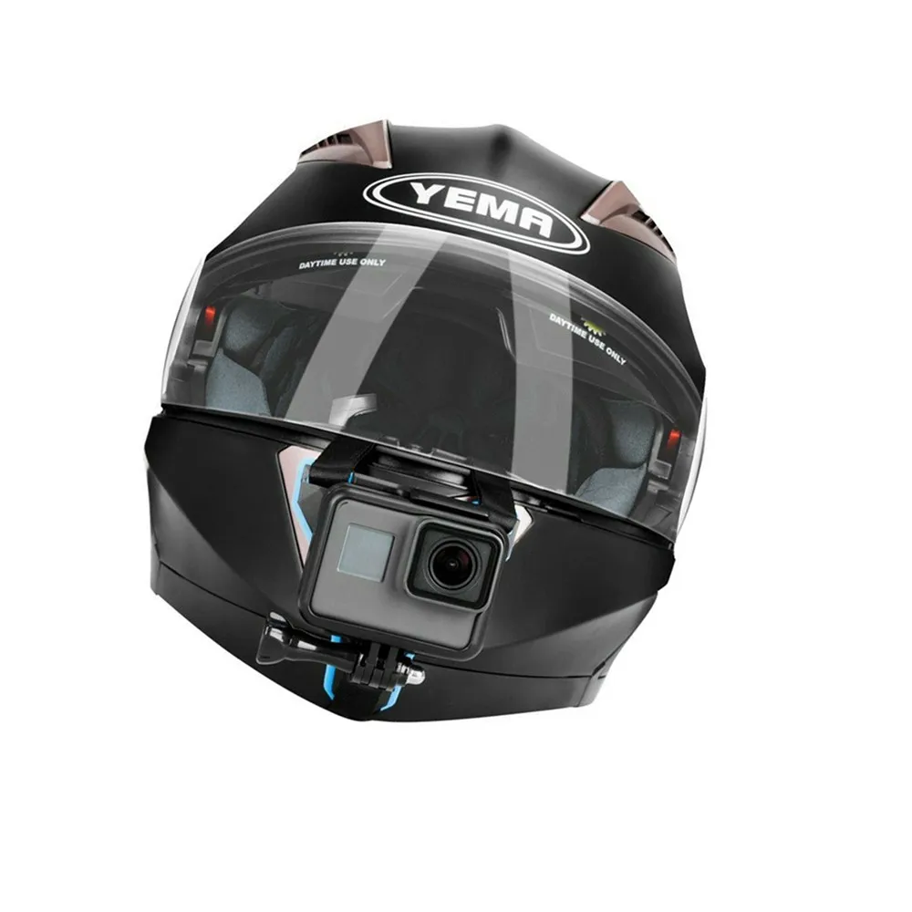 Регулируемый ремешок для мотоцикла передний подбородок и j-крюк для Gopro для DJI Osmo аксессуары для экшн-камер