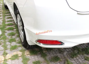 

For Honda City Sedan 2014 2015 2016 Chrome Rear Fog LampTail Light Frame Trim Cover 2pcs