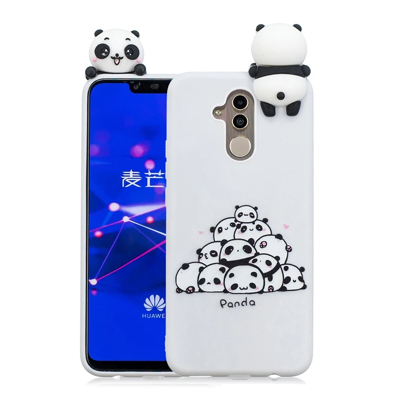 ETUI huawei Коврики 20 Lite чехол 3D Милый Панда Единорог силиконовый чехол на принципиально huawei Коврики 20 Lite случае telefontok женские