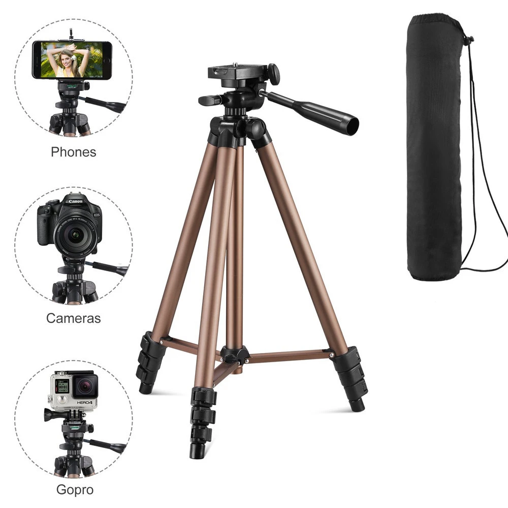 

BS3130 Profesional Camera Tripod for Canon Nikon Sony DSLR Camera Camcorder Mini Tripod For Phone Tripod Camara
