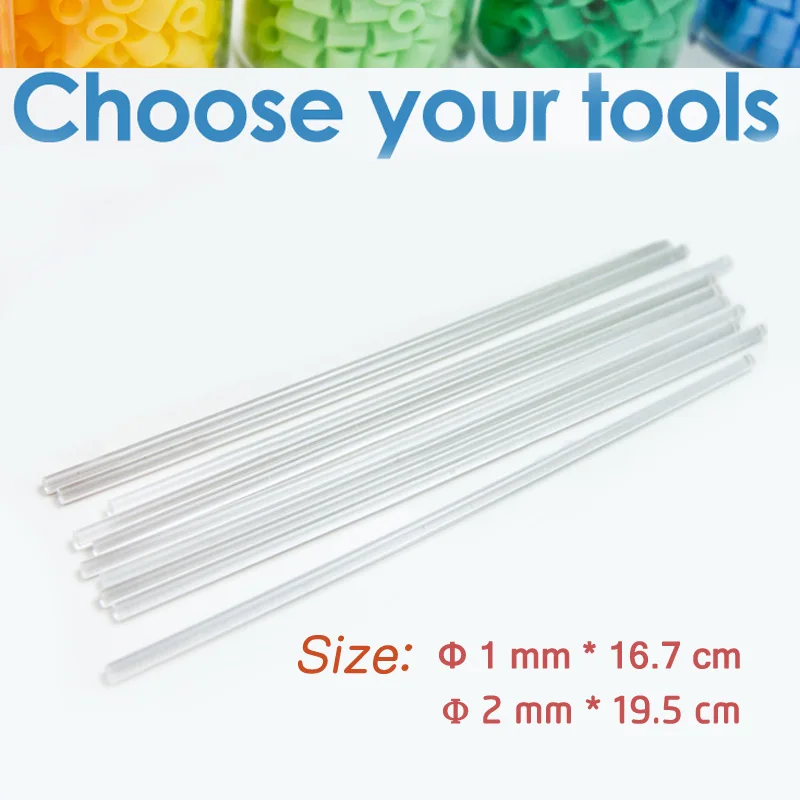 

5mm and 2.6mm acrylic rod Three-dimensional modeling hama/fuse/perler/ beads accessories