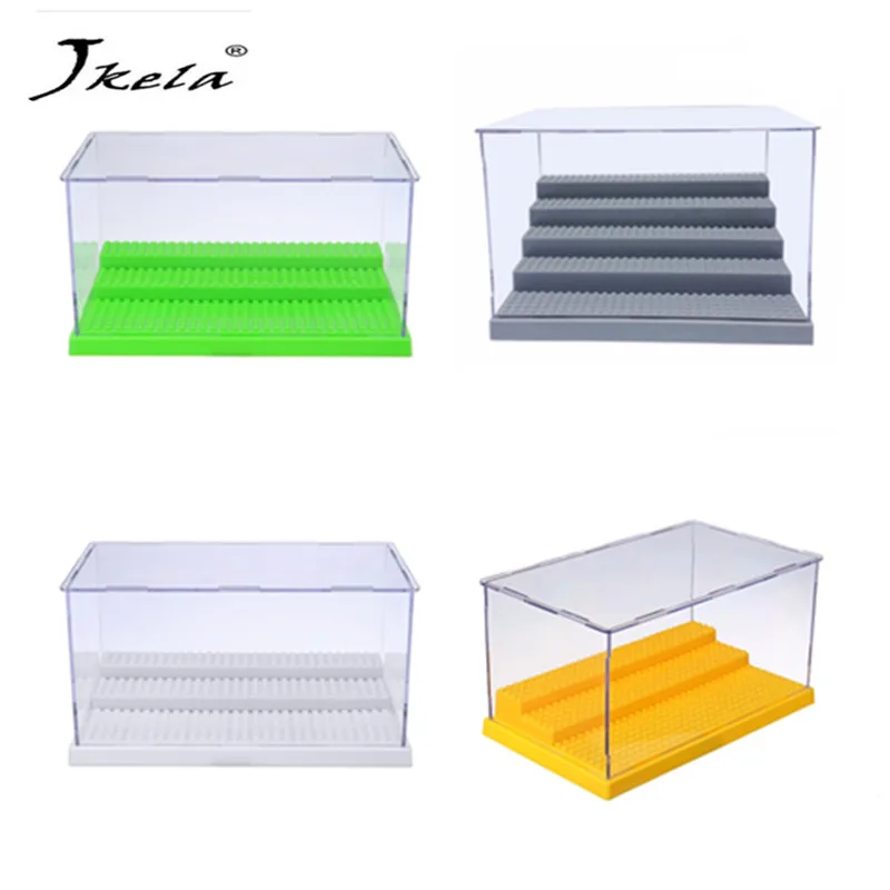 

[New] Building Block Display For Star Wars The Force Awakens Super Heroes Acrylic Box Showcase Ladder Cabinets Toys