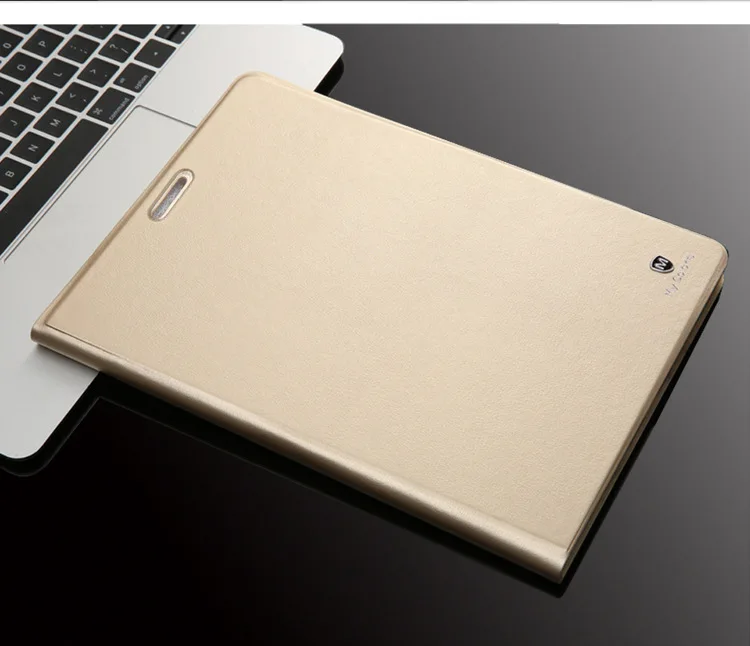 Роскошный Смарт-Чехол из искусственной кожи для huawei MediaPad T3 8,0 KOB-L09 KOB-W09 8,0 дюймов Чехол-подставка для планшета huawei MediaPad T3 8,0 чехол - Цвет: Золотой