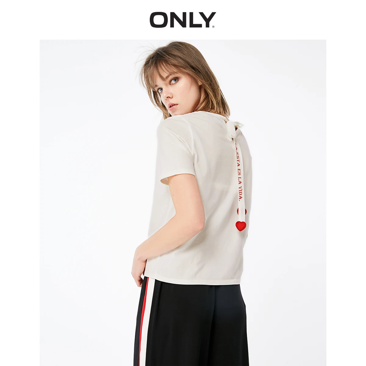 Achat ONLY 2019 T shirt à manches courtes coupe ample printemps et été pour femme | 119101652