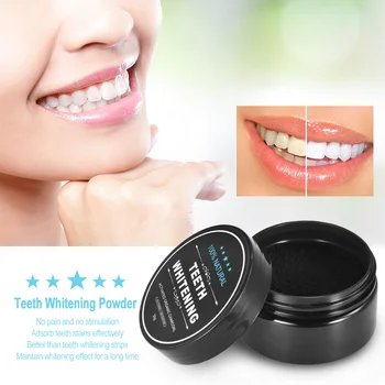 

Teeth Whitening Powder Oral Activated Charcoal Tooth Whitening Stain Remover Powder Toothpaste Whitener cleaner Powders