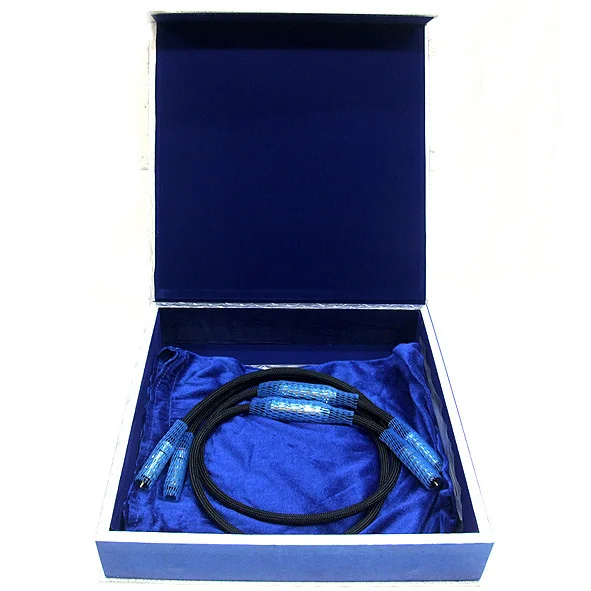 

0.5M-2M Hifi audio Hi-End pair 25th Classic Anniverary 770i RCA interconnect audio cable without Box