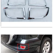 Спереди противотуманных фар крышка+ Хвост Туман свет крышка отделка 4 шт. для Toyota Prado Fj120 2003-2009