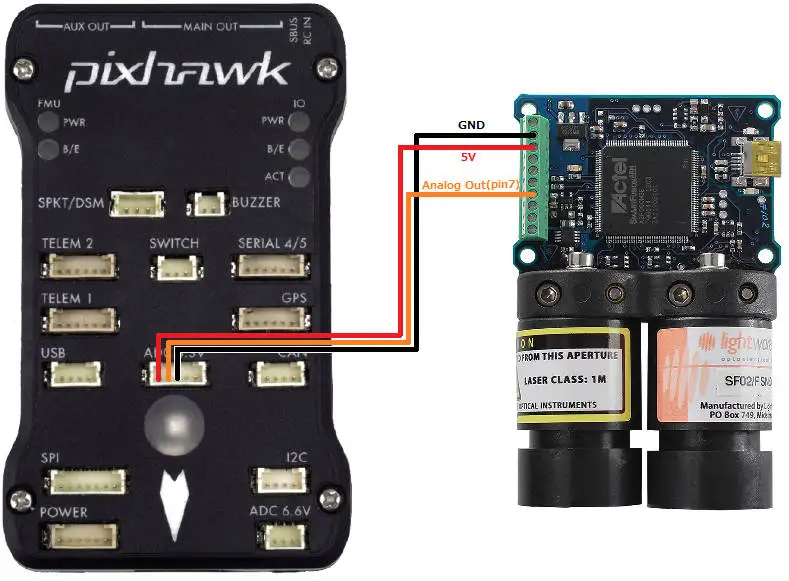 Lidar ranging drone SF02/F 40m Pixhawk