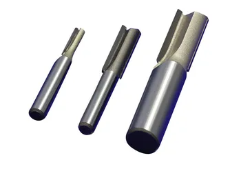 

1Pc Double Flute Straight Cutting CNC Router Bit Flush Trim bit Mill Cutter Slot Carving Tool