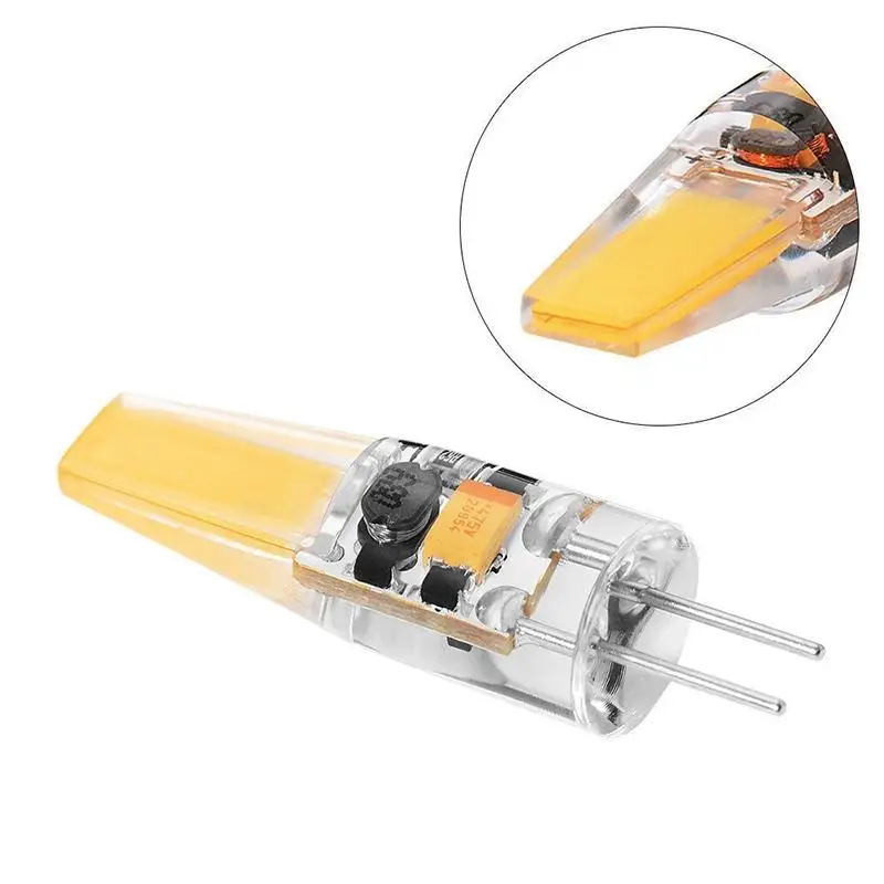 2 Вт LED G4 лампа постоянного тока 12 В 360 Угол луча 1505 COB SMD светодиодные лампы