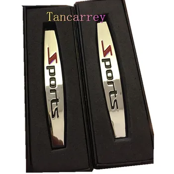 

2pcs 3D Metal Car Sticker Decal for volkswagen jetta mk5 car-styling suzuki jimny chevrolet cruze volvo s60 Accessories