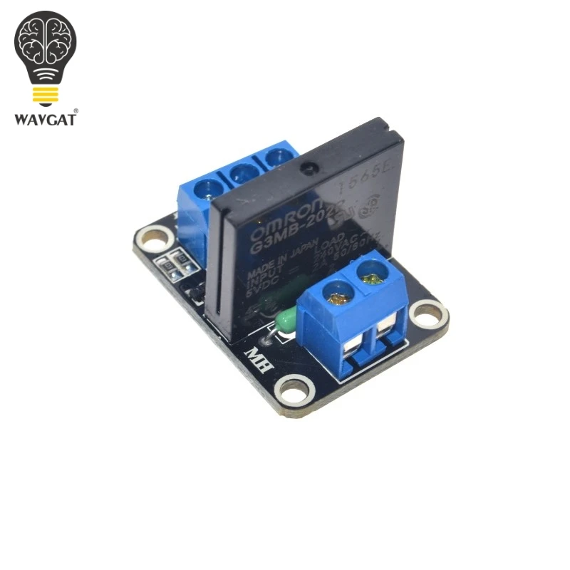 

Free shipping 5V 1 Channel OMRON SSR High Level Solid State Relay Module 250V 2A For Arduino.We are the manufacturer