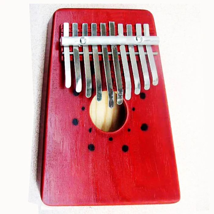 Карманное пальцевое пианино Mbira Kalimba 10 клавиш детский Африканский керимба из