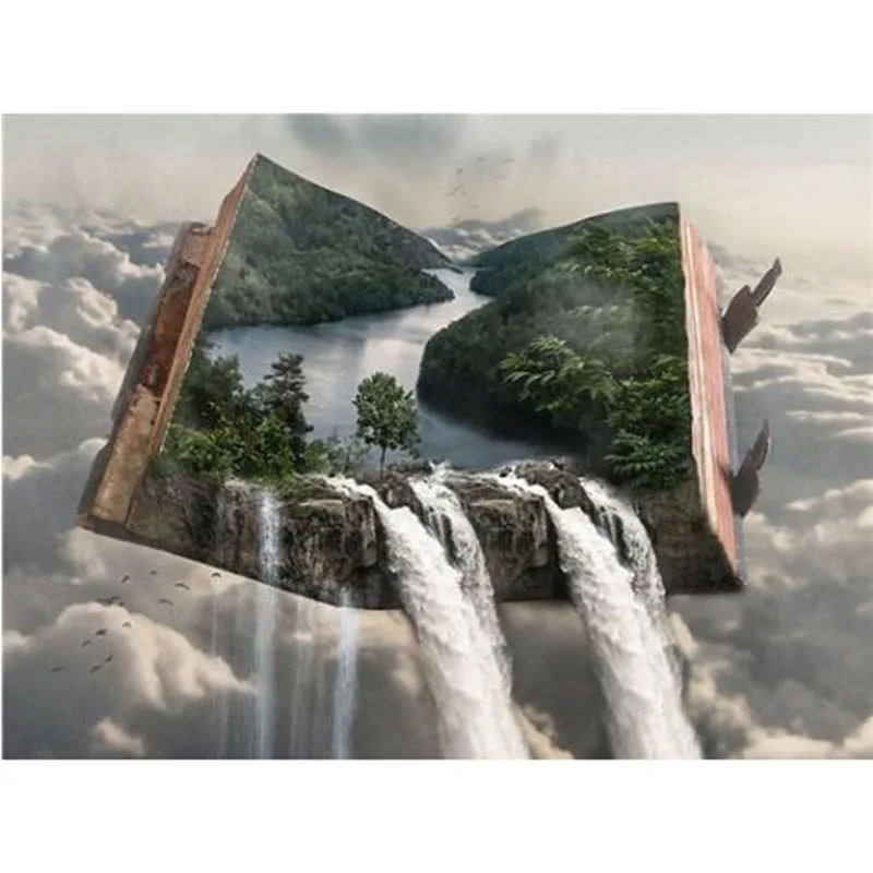 

Diamond Painting Cartoon Creative Book Full Square Diamond Embroidery 5D DIY Picture Rhinestone Mosaic Decor Home Gift ll195