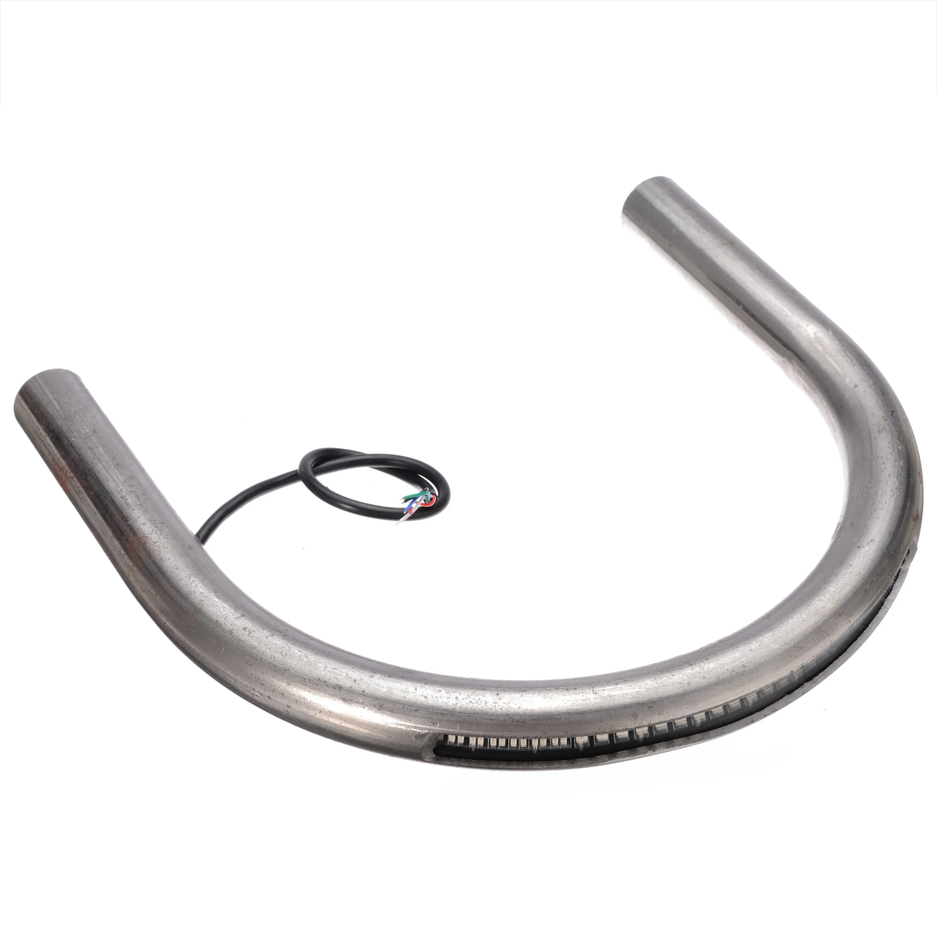 For Honda 1PC Moto Cafe Racer Seat Frame Loop Hoop + Turn Signal Brake LED Light Black 227mm Support CB 500 /CB 550/CB 650/CB