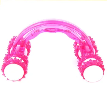 

Eight Roller Wheels Massager Body Fitness Massage Wheel Arch Lunar Rover Vehicle Massager Relaxation Body Slimmer Tool DFA