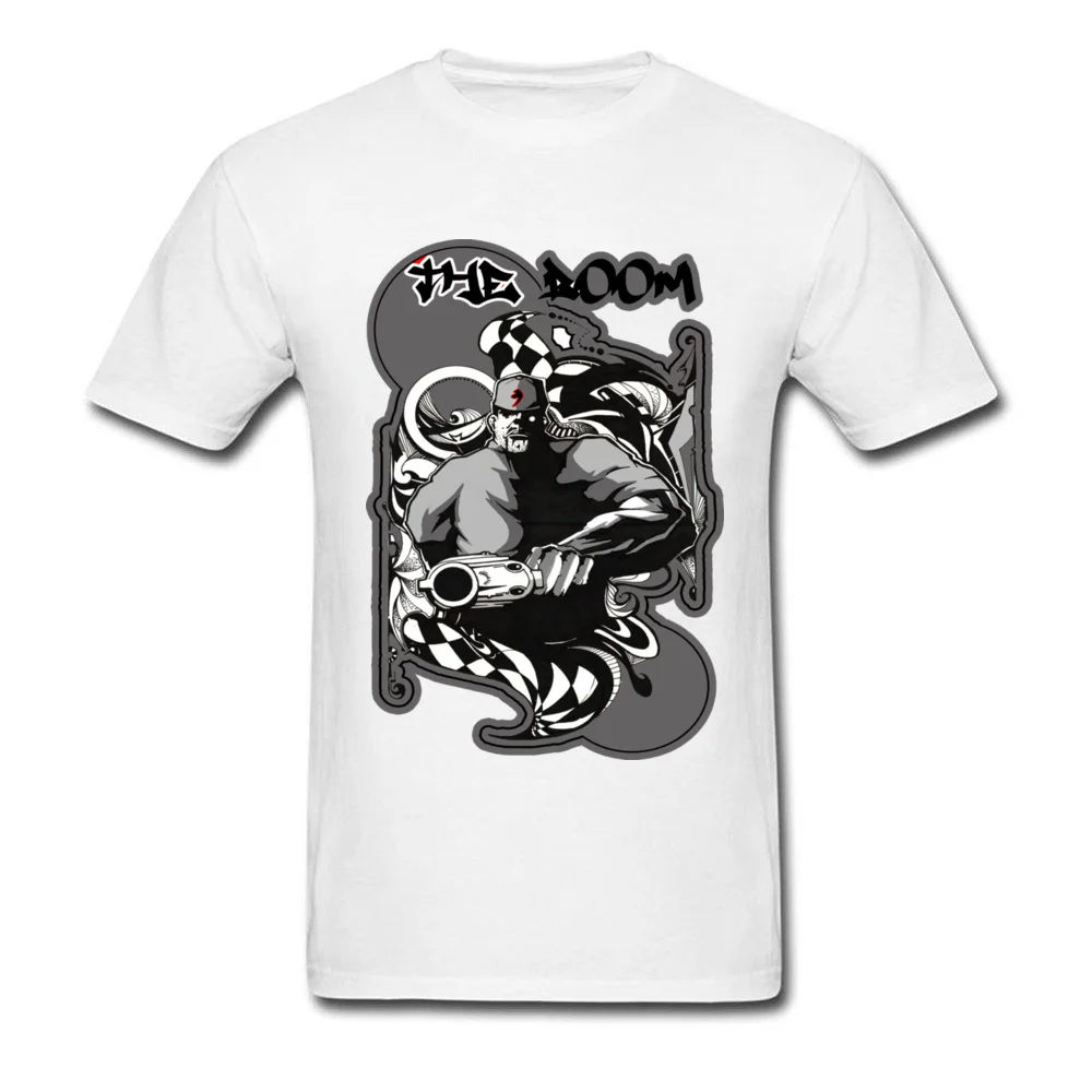 The Doom Tops T Shirt Fashionable Round Collar Casual Short Sleeve Cotton Fabric Man T Shirts Normal Sweatshirts The Doom white