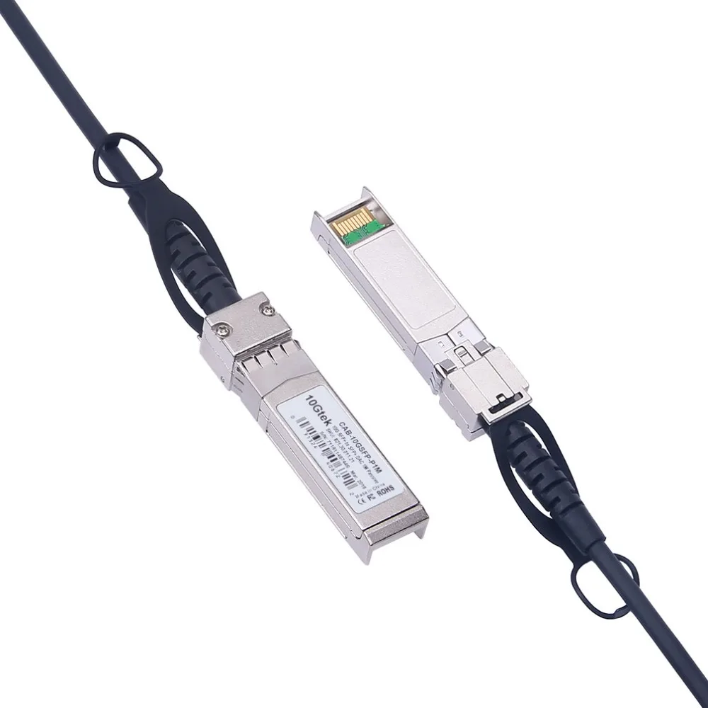 10Gtek для Juniper QFX-SFP-DAC-1M/EX-SFP-10GE-DAC-1M 10 ГБ/сек. 10GBASE-CU Twinax SFP+ прямой прикрепить медный кабель пассивный 1 метр