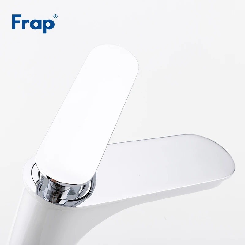 FRAP الكروم الأبيض شلال حمام صنبور حوض صنبور بالوعة صنبور Torneira الغرور سفينة خلاط صنبور الباردة الماء الساخن Y10133