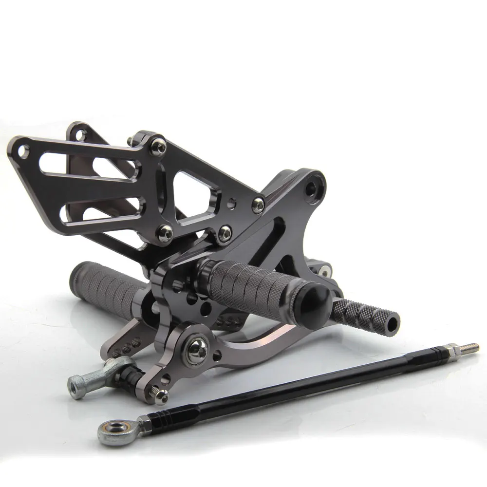 

CNC Titanium Aluminum Adjustable Rearsets Foot Pegs For Yamaha YZF-R1 YZF R1 2009 2010 2011 2012 2013 2014