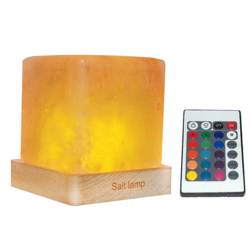 

USB Table Lamp LED Rechargeable Himalayan Salt Lamp Air Purifier Crystal Salt Rock Night Lamp For Office Desk Bedside Bedroom