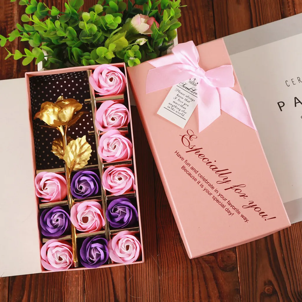 13 штук для женщин которых вы любите Pretty Red Rose уникальный подарок мамы купальный