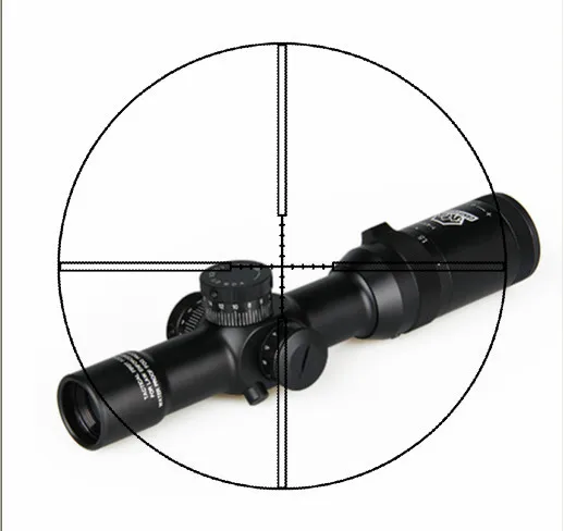 Cheap Hunting Scope 1-4x24 IRF Rifle Scope Magnification 1x-4x for Outdoor Sport CL1-0197