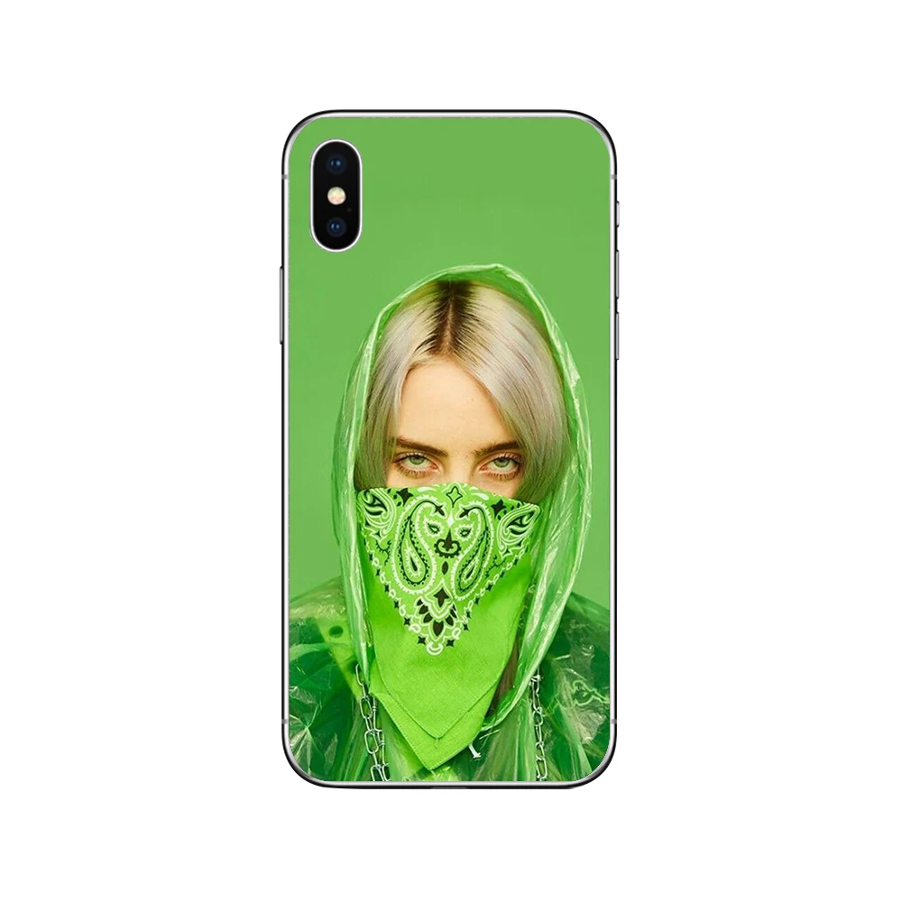 Чехол для телефона ciciber Billie Eilish s для iphone 11 Pro X XS MAX, чехол для iphone XR 7 8 6 6S Plus 5S SE, мягкий чехол из ТПУ - Цвет: Patterned 9