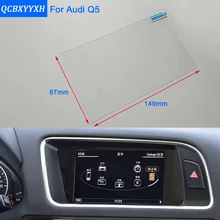 QCBXYYXH для Audi Q3 Q5 Q7 стайлинга автомобилей gps навигации Экран Стекло защитная пленка приборная панель Дисплей защитная пленка