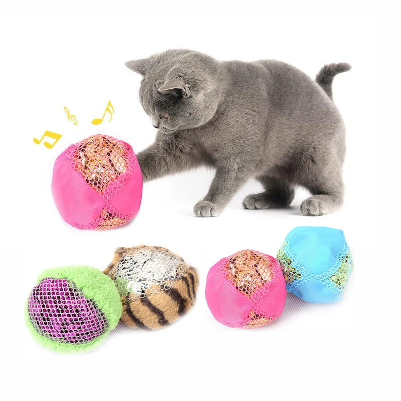 

Cat toys Spearmint Ball Toys Bell Funny Playing Toys For Cats Pets Gift Built-In Catnip Interactive Toy Cat Supplies NZT06