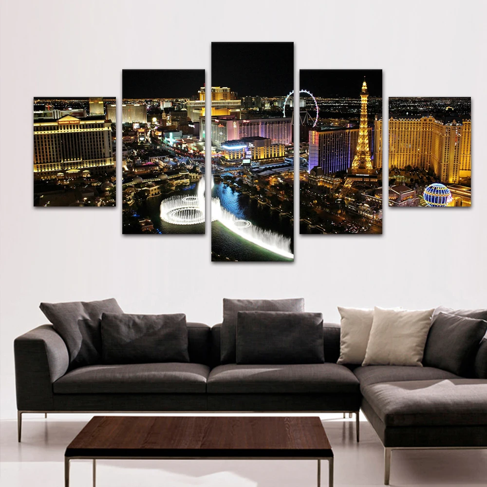Art Abstract Original Indoor Framed Las Vegas poster decoratio print