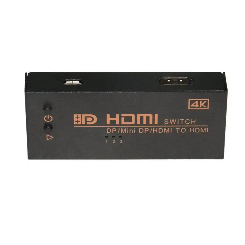 4 K Dp & Hdmi Mini DisplayPort в Выключатель Переключатель Селектор 3 1 Hdtv для ПК