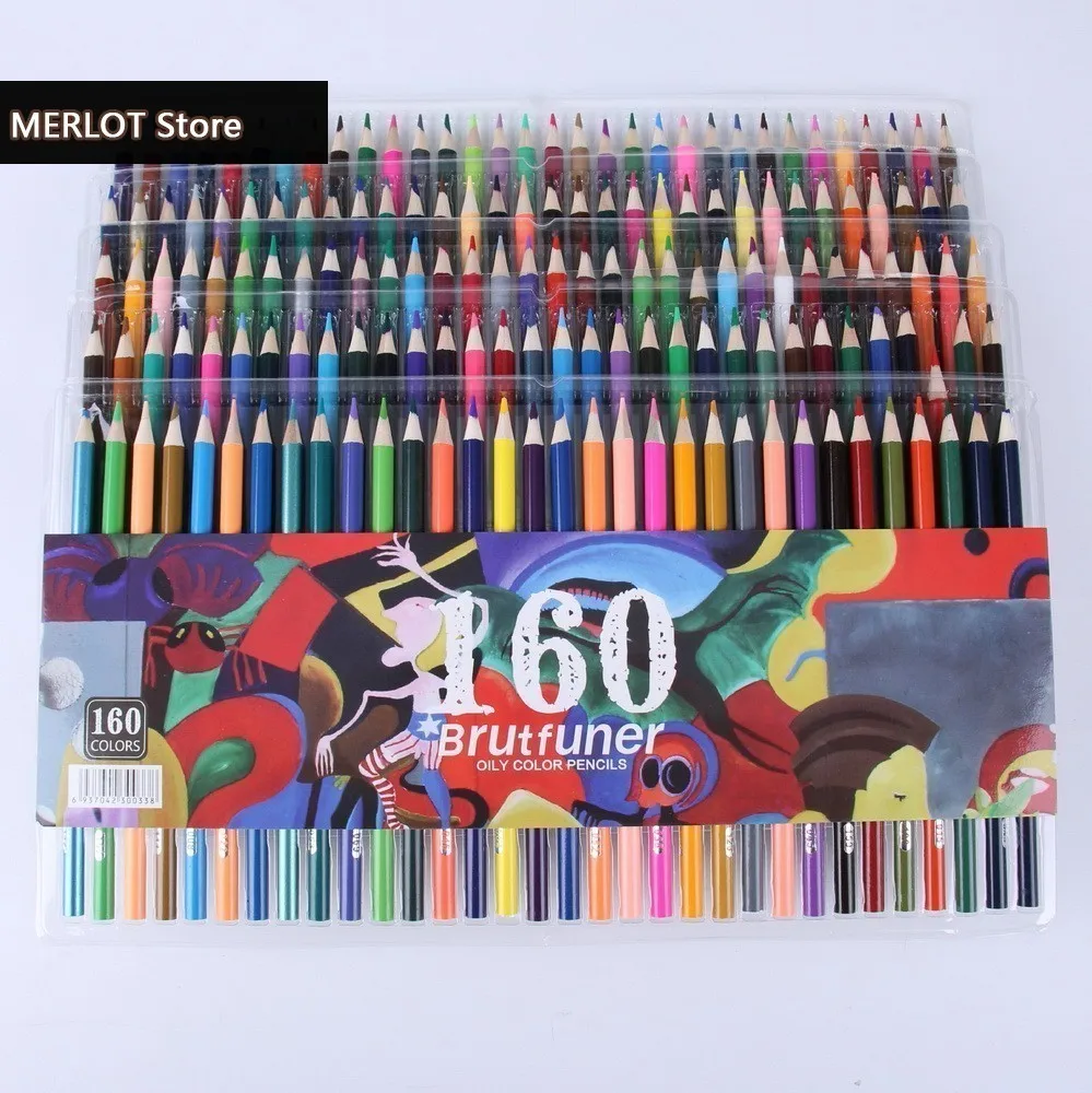 

Promotion 160 smooth oily water-insoluble pencil bright comics graffiti color lead