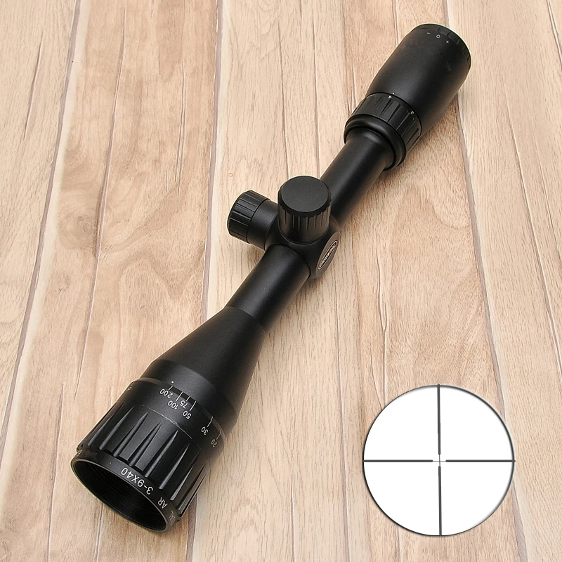 

Tactical Essential AR 3-9x40 AO Air Gun Mildot Optical Sight Hunting Rifle Scopes Shooting Riflescope with Free Cover