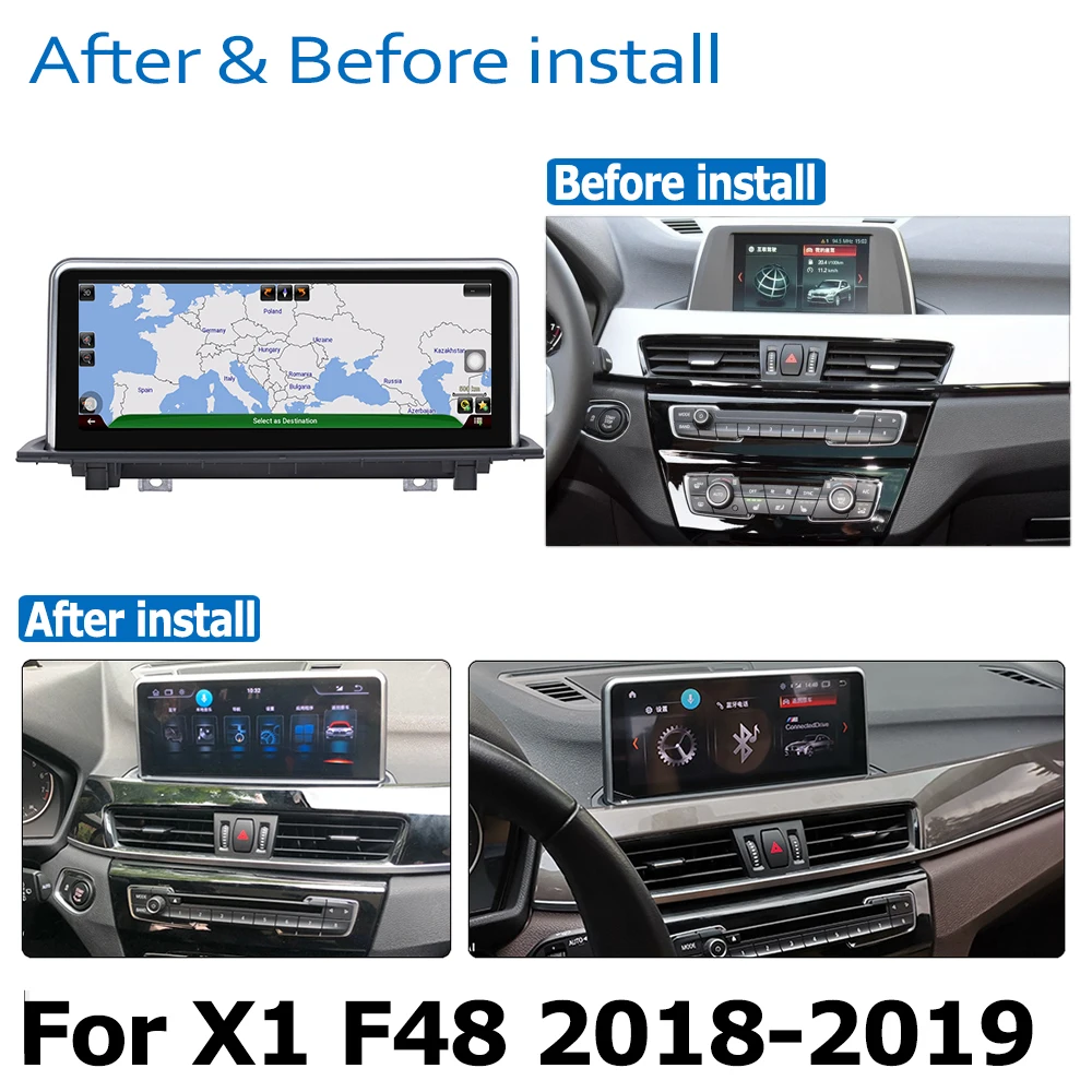 Top Android 8.0 up Car Radio DVD Navi Player For BMW X1 F48 2018~2019 Audio Stereo HD Touch Screen all in one 2 Top Android 8.0 up Car Radio DVD Navi Player For BMW X1 F48 2018~2019 Audio Stereo HD Touch Screen all in one 2