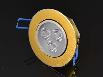 

2018 Led Spotlight 1pcs 3*1w Down Light,,dc12v Lighting,with High Brightness,free Shipping