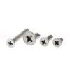 100pcs/Lot GB819 M2/M2.5/M3/M4 304 Stainless Steel flat head cross Countersunk head screw ► Photo 2/6