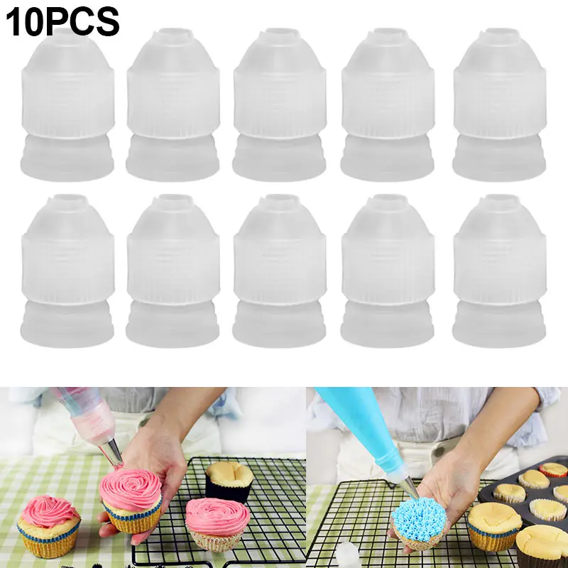 New 10pcs Cake Decorating Couplers Kit Bakery and Pastry Equipment For Drop Ship | Дом и сад