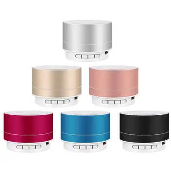 

A10 Mini Portable Metal Subwoof Sound Wireless Bluetooth Speaker with Mic/TF Card for iPhone iPad PC Smartphone Computer