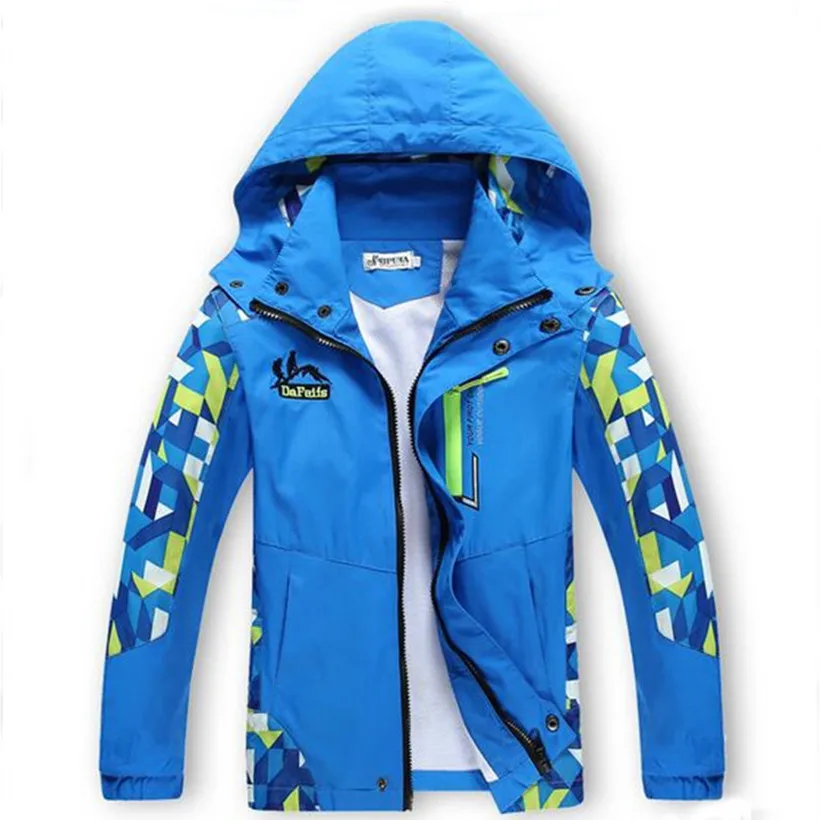2017 Outdoor Children Waterproof Jacket Spring Winter Student Warm